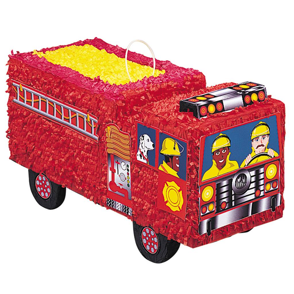 Fire Engine Pinata Fire Truck Party Supplies Party Games